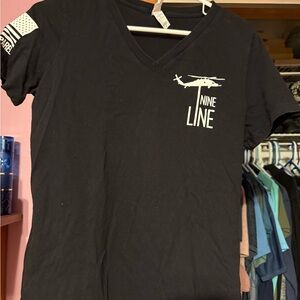 Bella Canvas Black V-Neck Tee